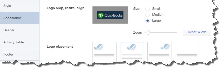 Your logo is an important element of your company’s brand. QuickBooks Online lets you include it on sales forms.